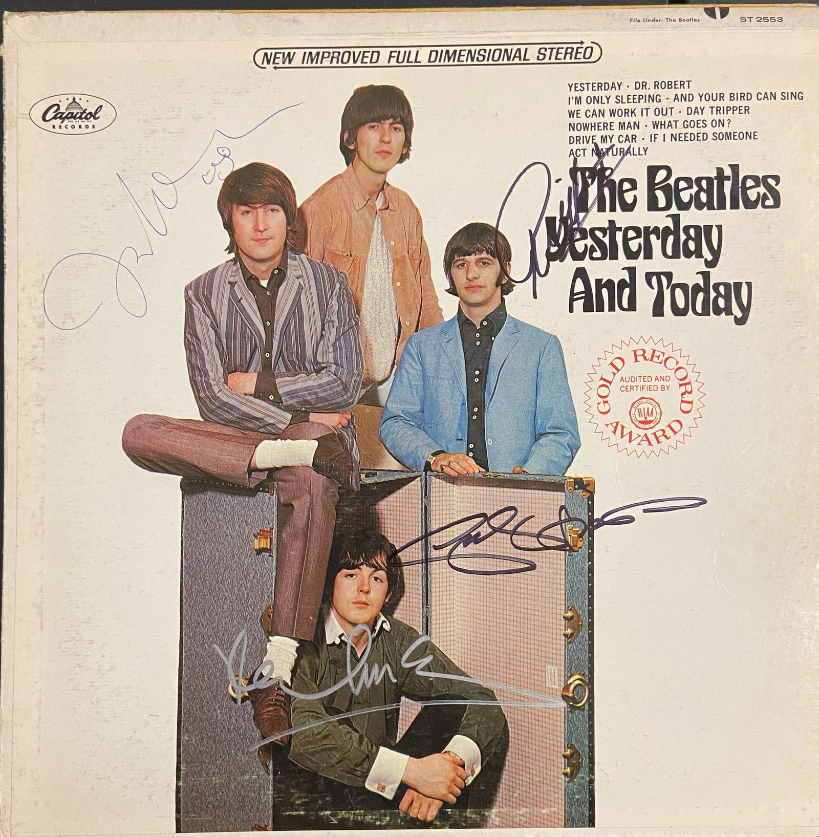 Beatles Autographed Album Cover (1 of 1)