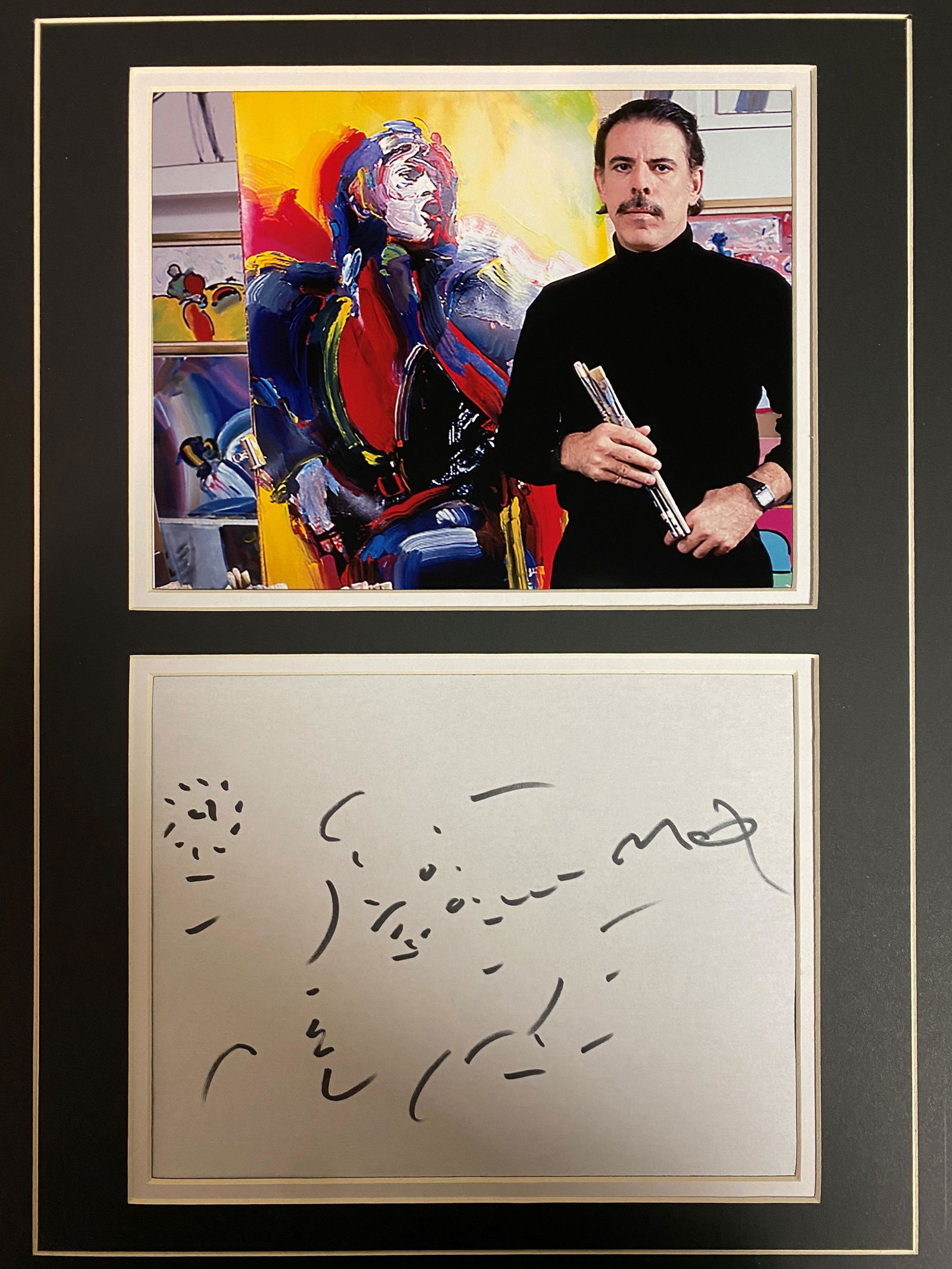 Peter Max Autograph Display (1 of 1)