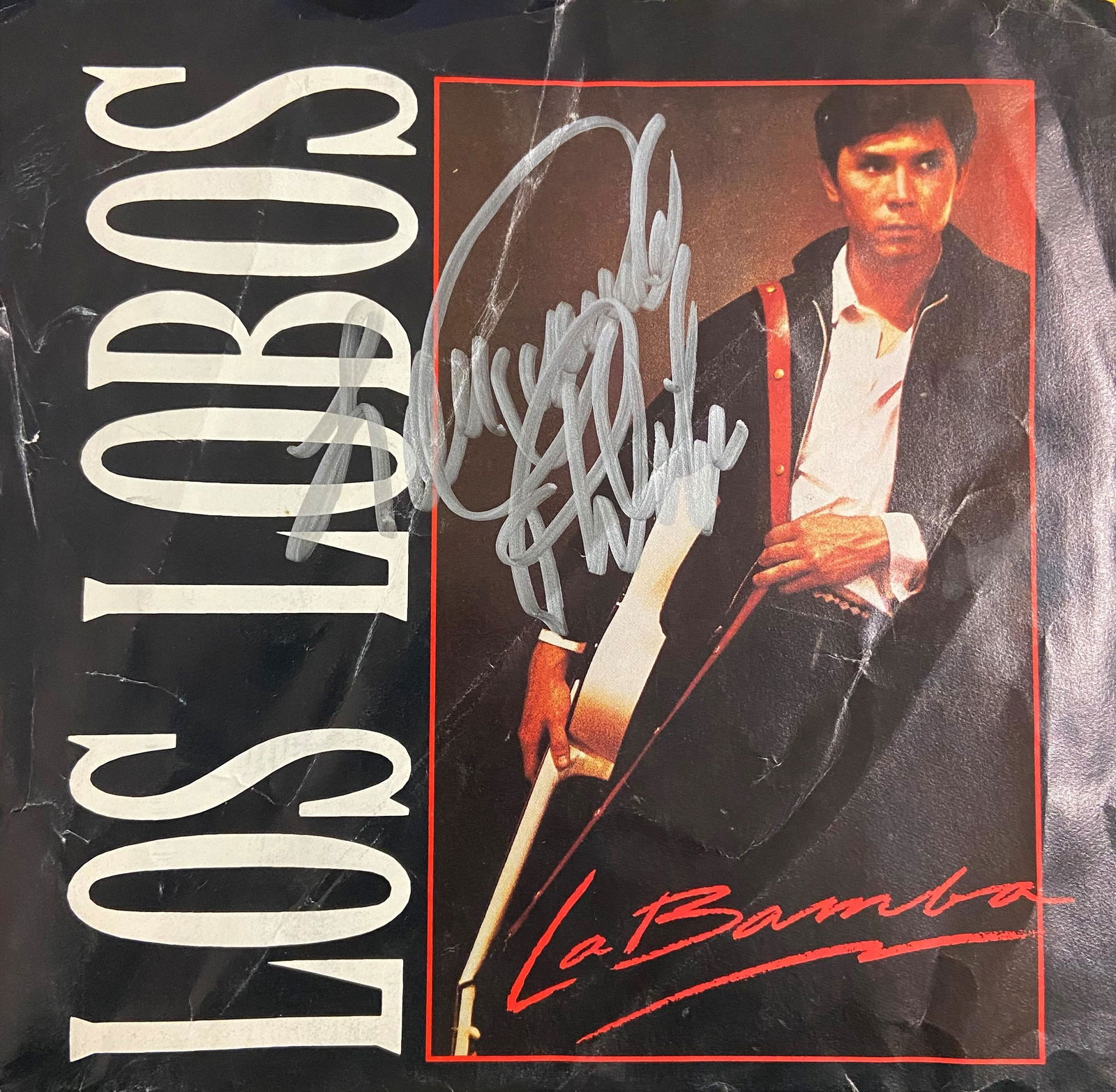 Lou Diamond Phillips Autographed Album Cover 7' (1 of 1)