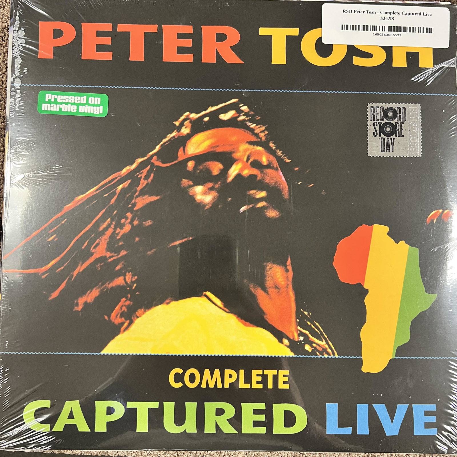 Peter Tosh - Complete Captured Live_New LP (1 of 1)
