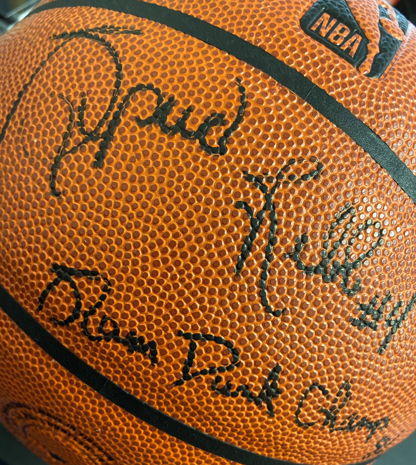 Spud Webb Autographed Basketball (1 of 3)