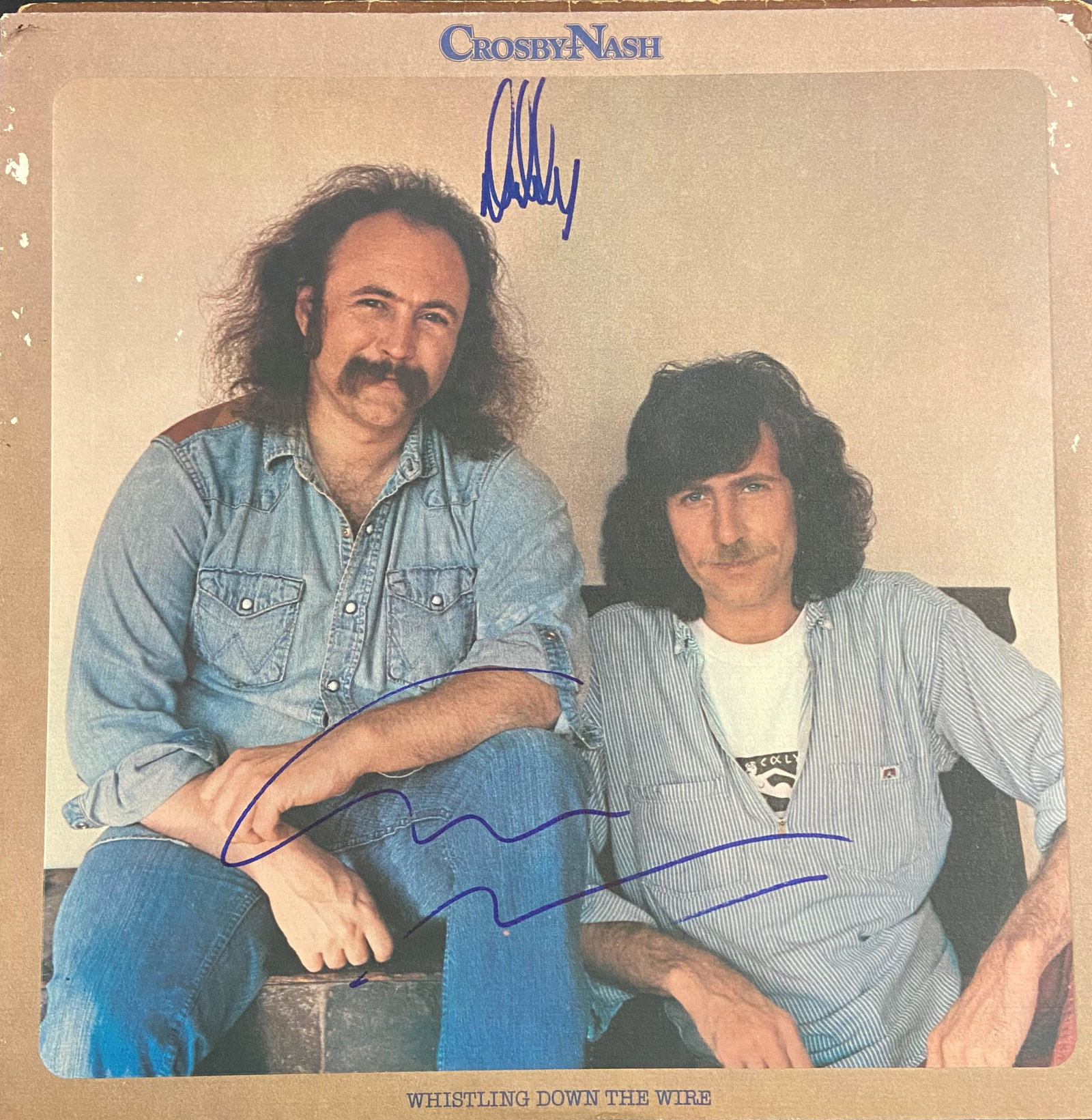 Crosby and Nash Autographed Album Cover: Displays are assembled AFTER payment is received, picture is a mock up of finished product. Displays are not framed, and can be framed for a cost. Framed items will state they are framed in the name o