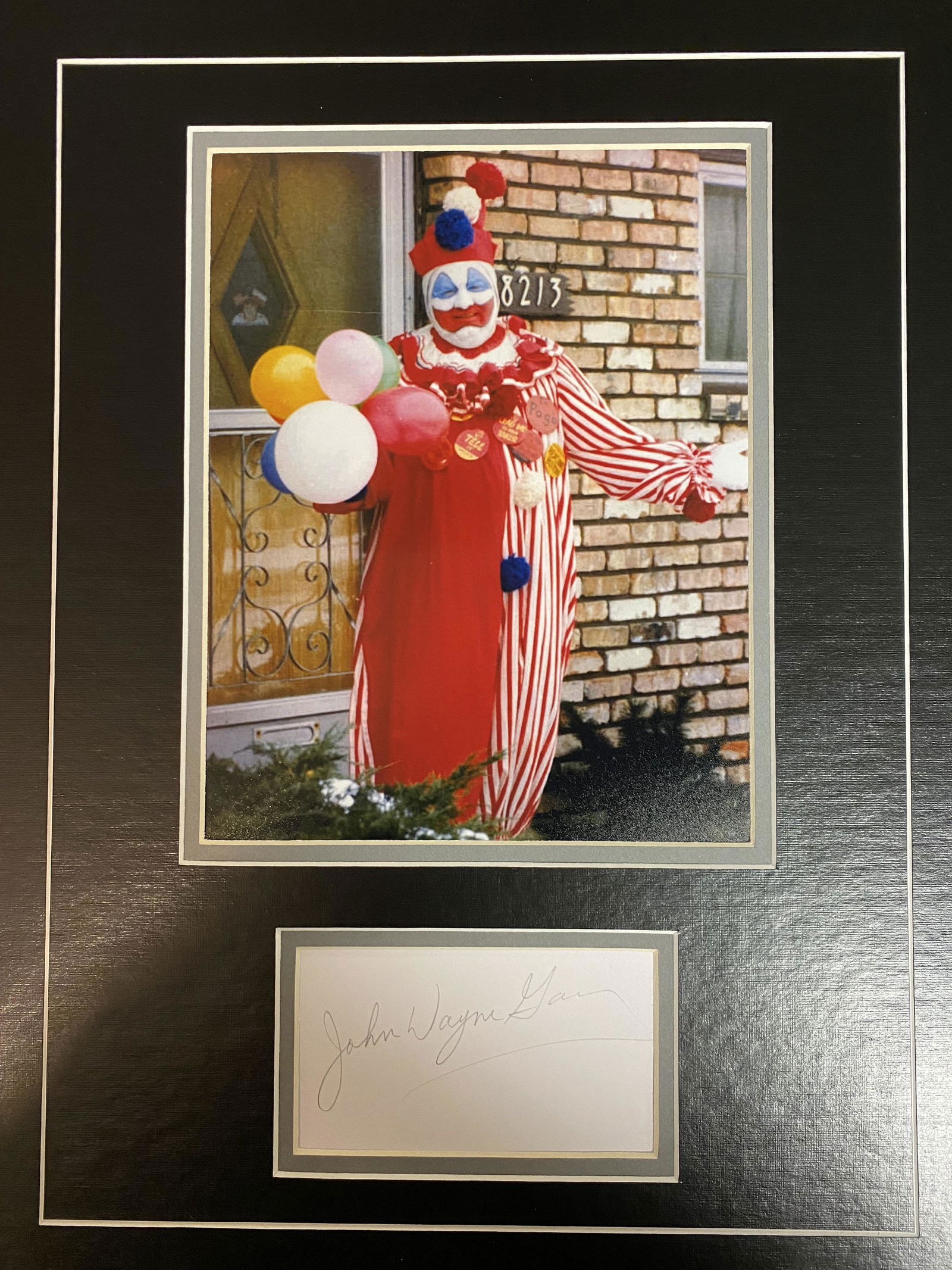 John Wayne Gacy Autograph Display (1 of 1)