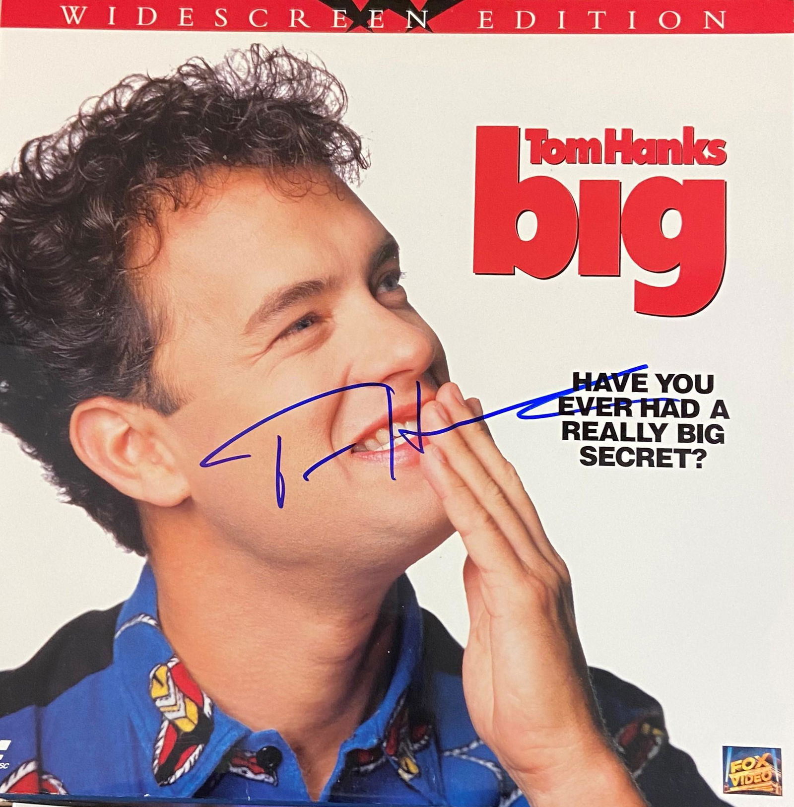 Tom Hanks Autographed Laser Disc (1 of 1)