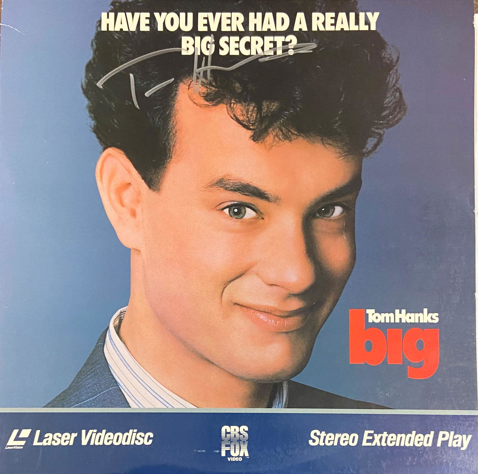 Tom Hanks Autographed Laser Disc (1 of 1)
