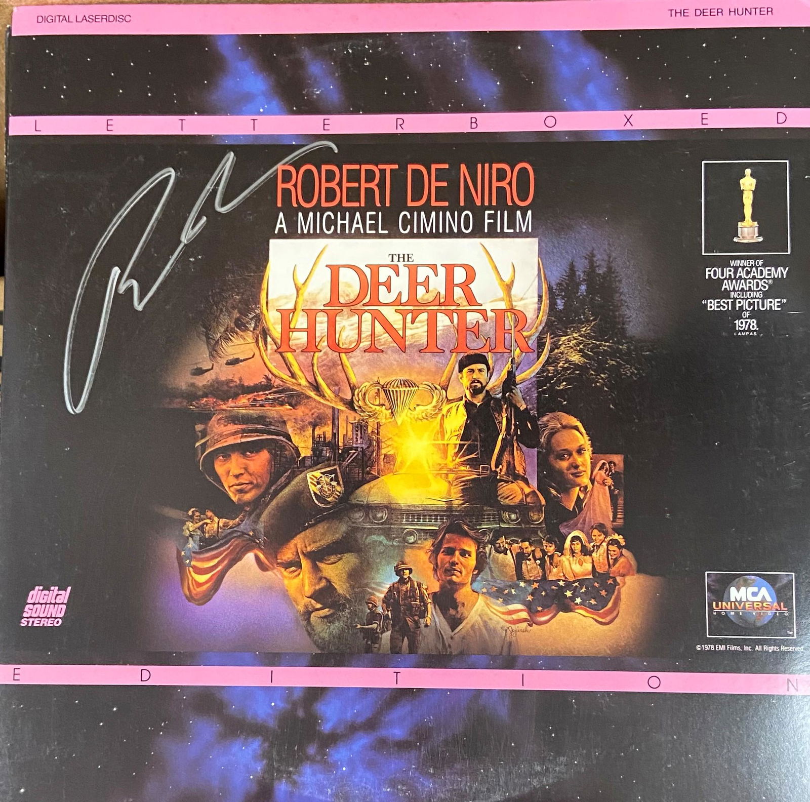 Robert DeNiro Autographed Laser Disc (1 of 1)