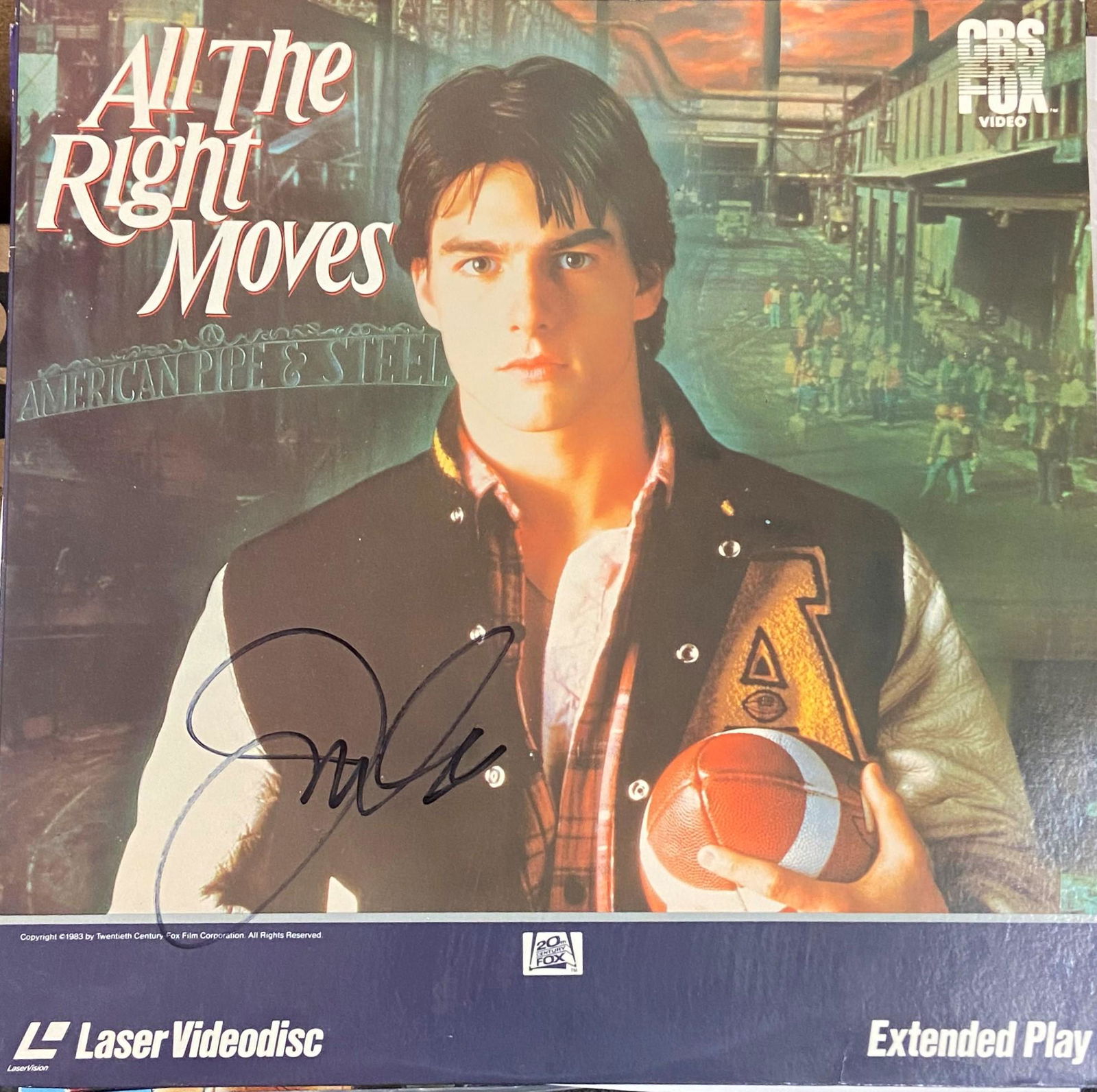 Tom Cruise Autographed Laser Disc (1 of 1)