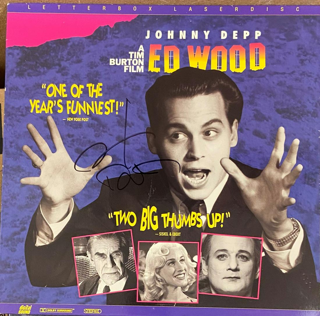 Johnny Depp Autographed Laser Disc (1 of 1)