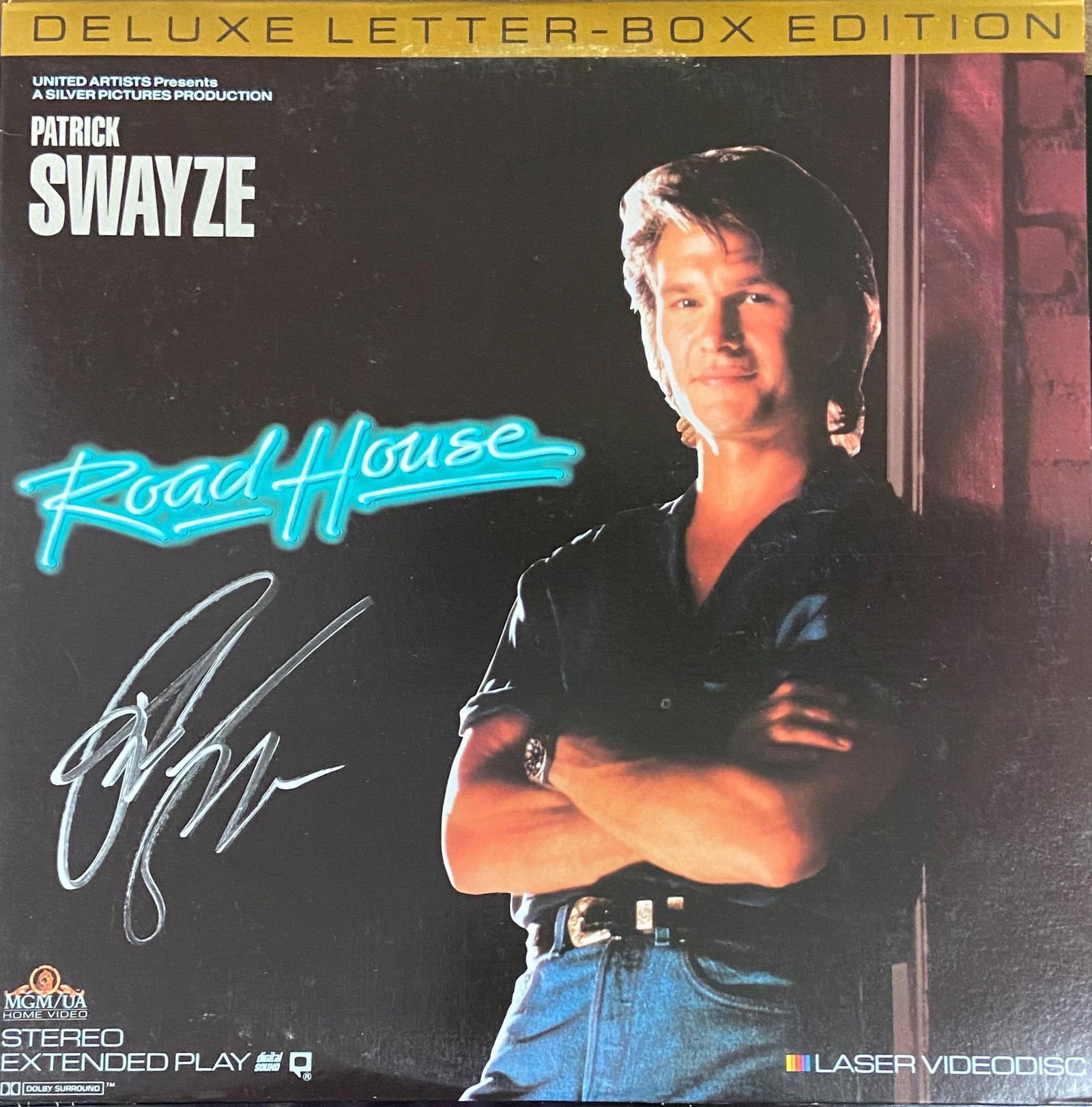 Patrick Swayze Autographed Road House Laser Disc (1 of 1)