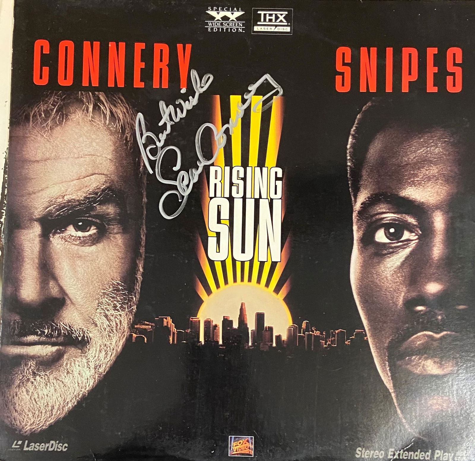 Sean Connery Autographed Laser Disc (1 of 1)