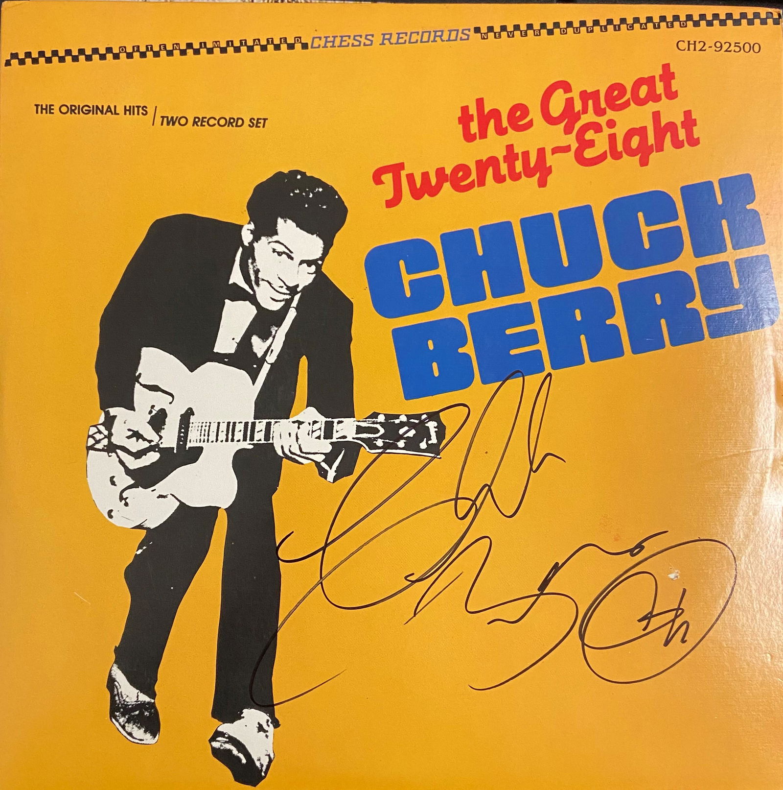 Chuck Berry Autographed Album Cover (1 of 1)