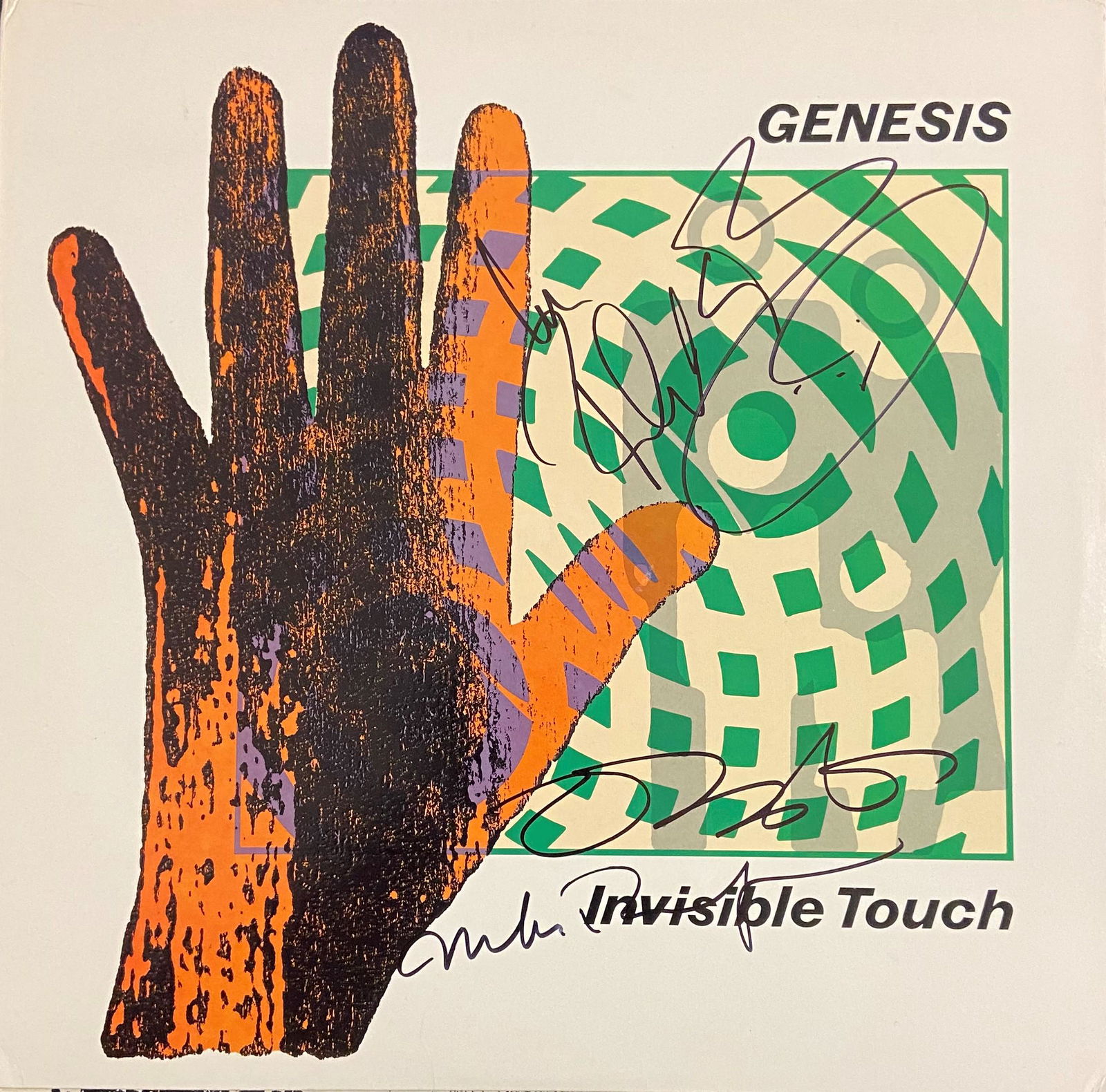 Genesis Autographed Album Cover, Signed by all (1 of 1)