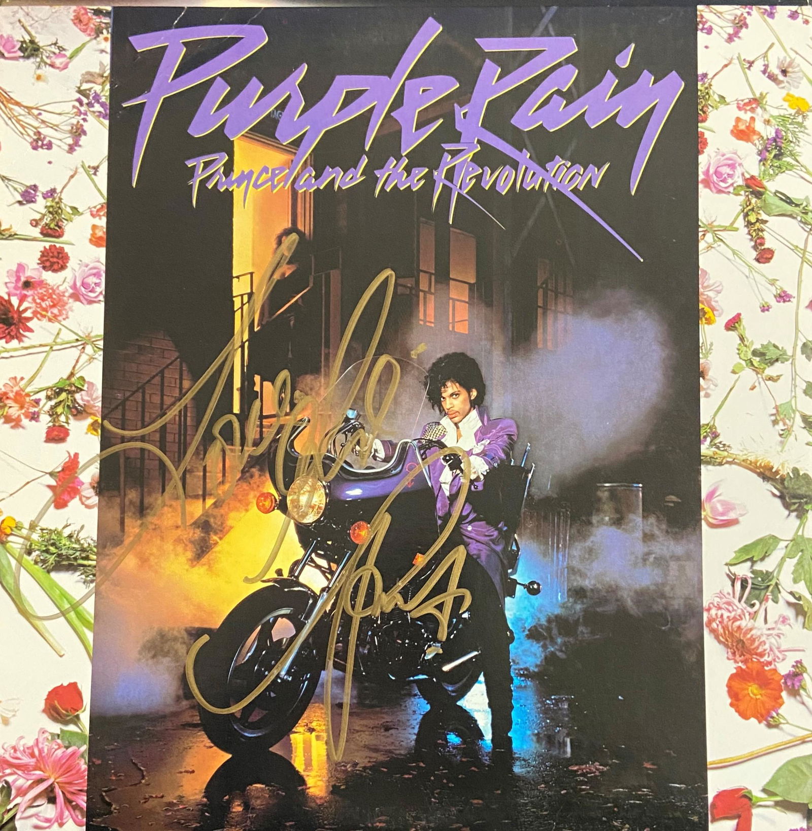 Prince Autographed Purple Rain Album Cover (1 of 1)