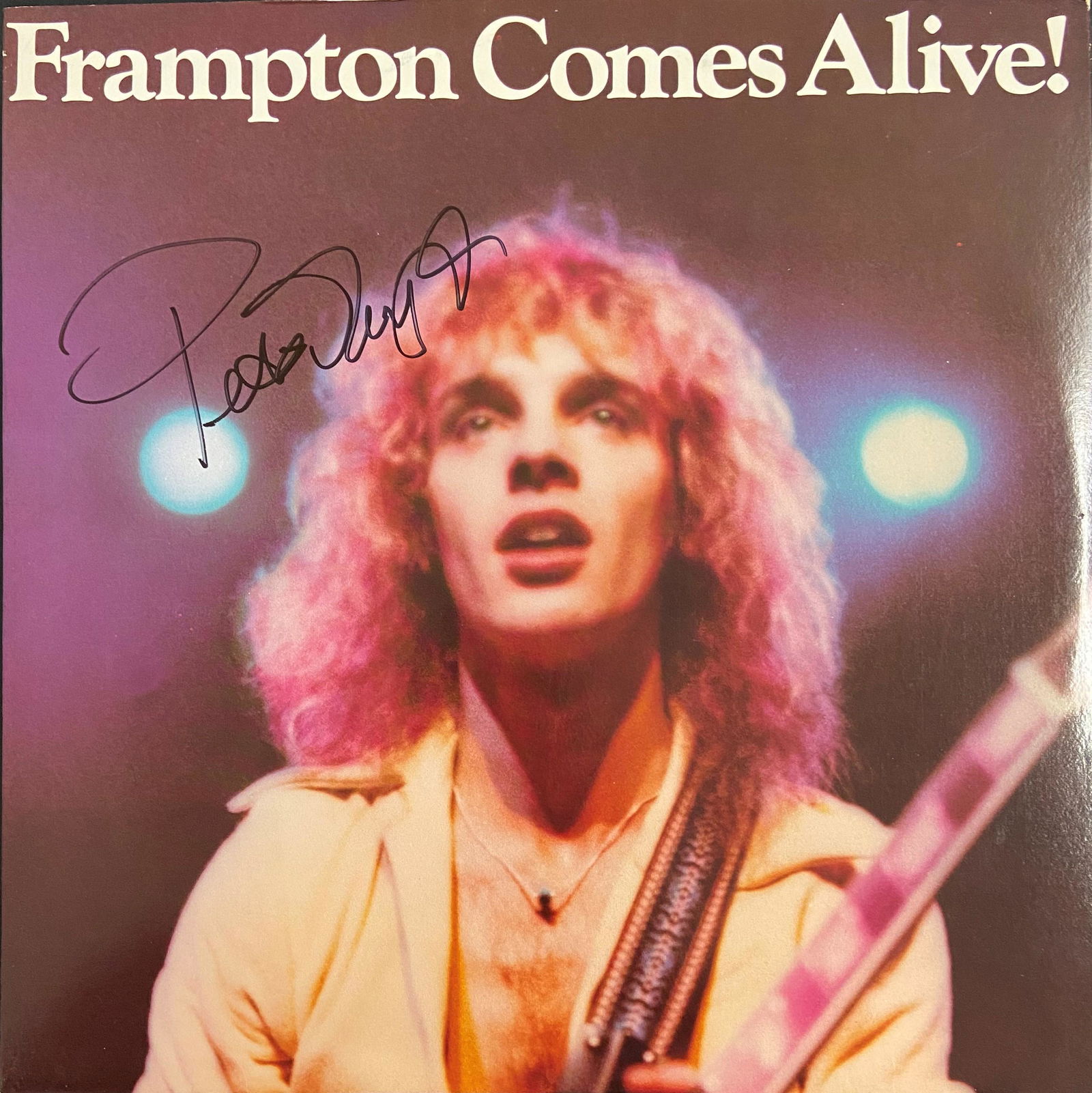 Peter Frampton Autographed Album Cover (1 of 1)