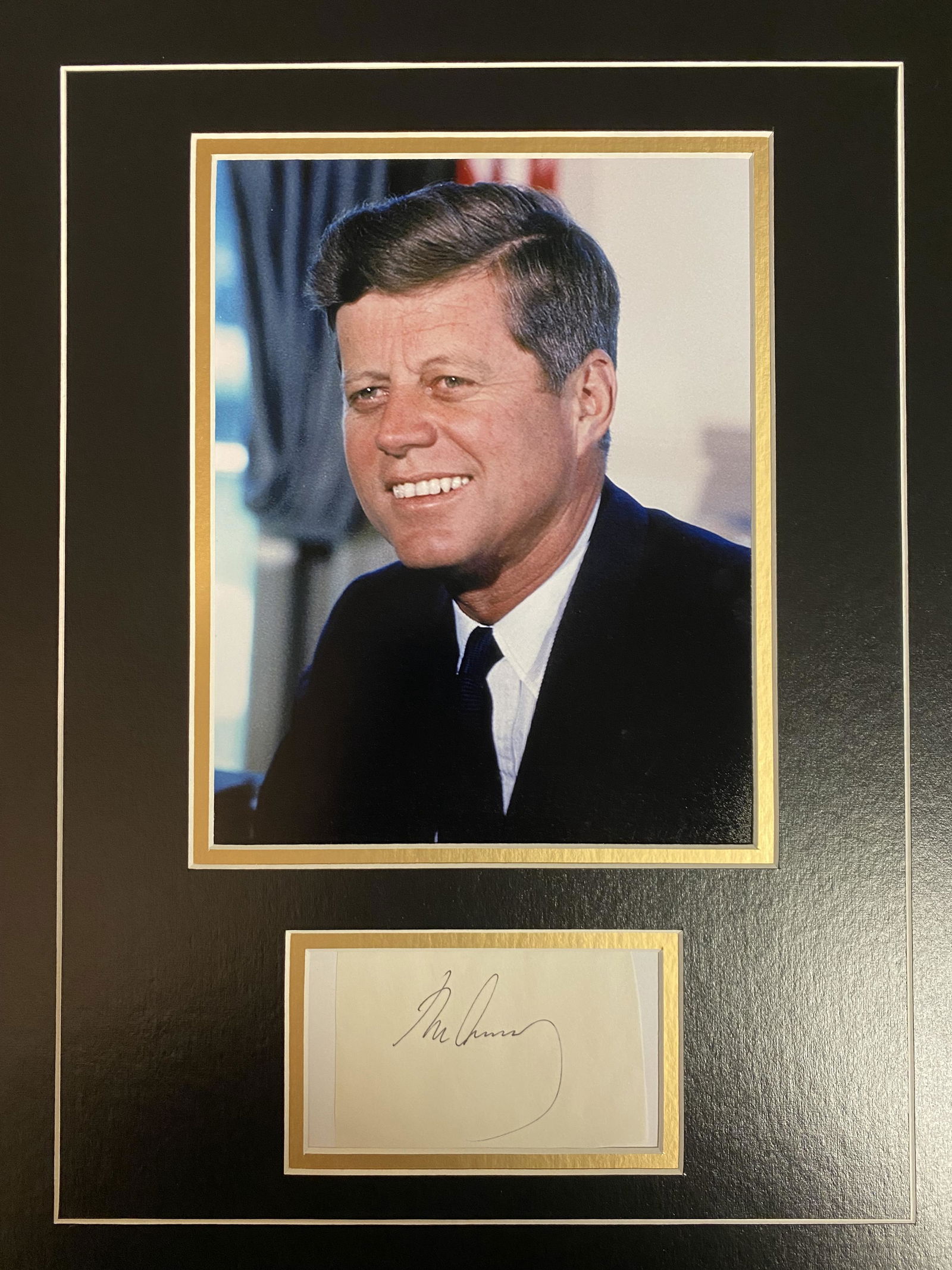 John F. Kennedy Autograph Display (1 of 1)