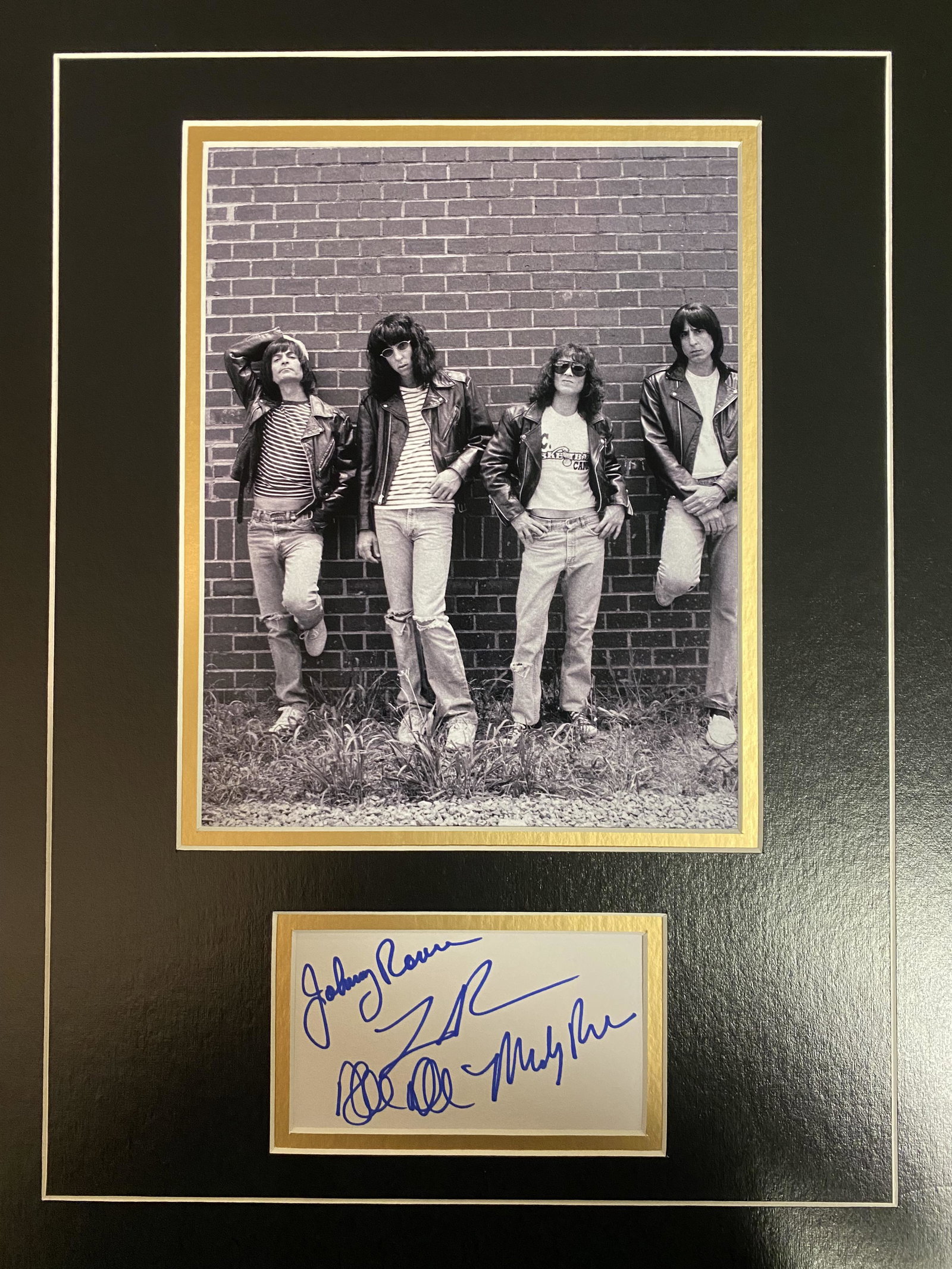 The Ramones Autograph Display (1 of 1)