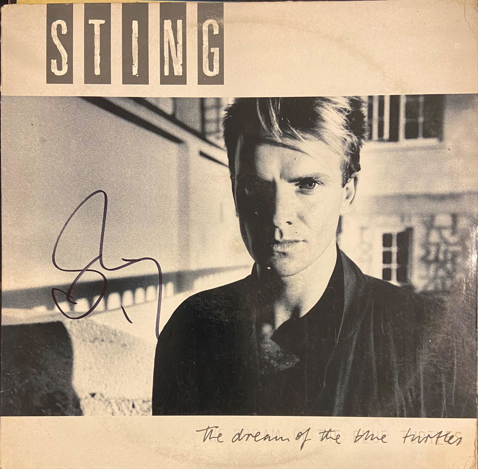 Sting Autographed Album Cover (1 of 1)