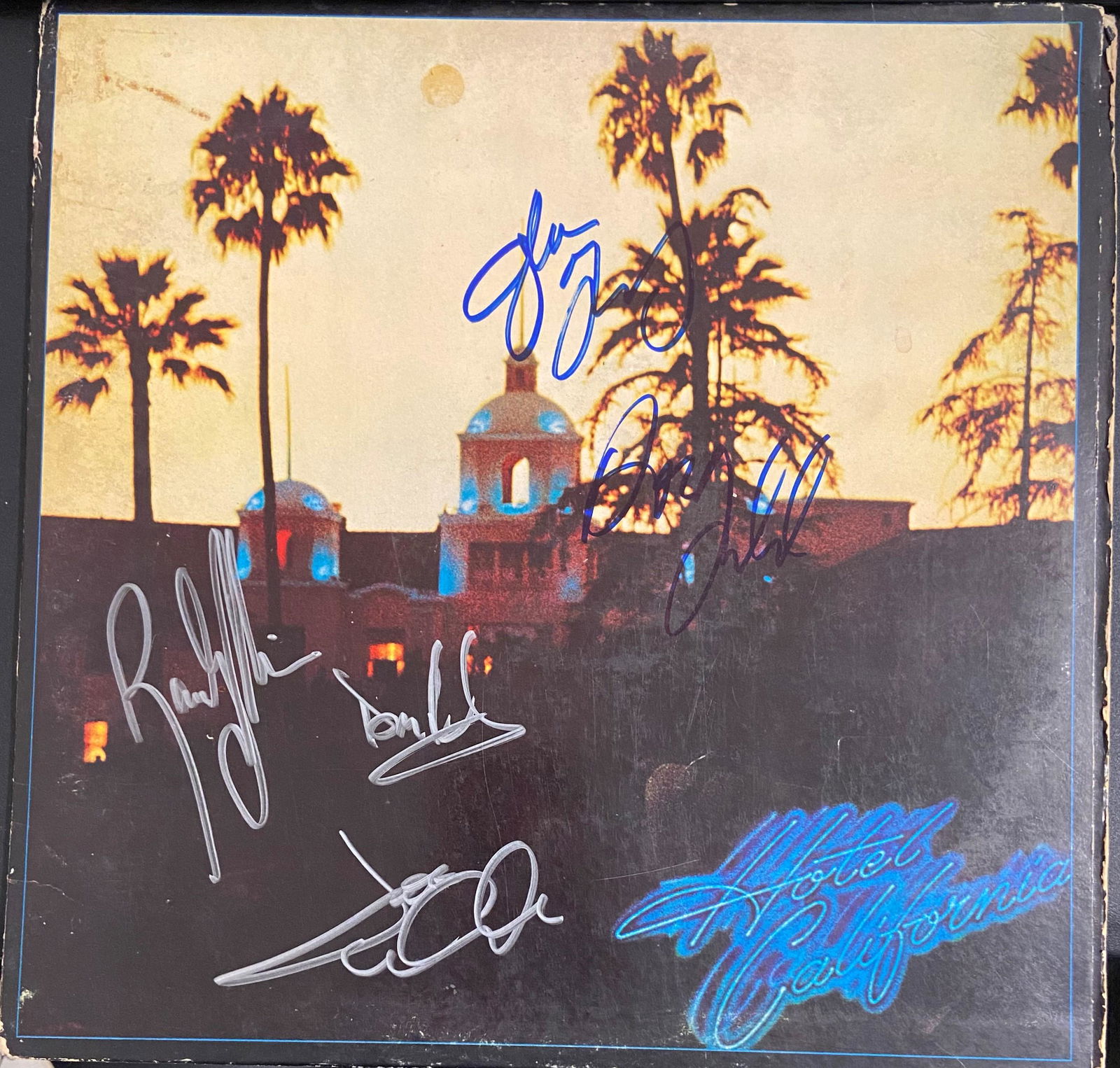 The Eagles Autographed Album Cover, Signed by all (1 of 1)