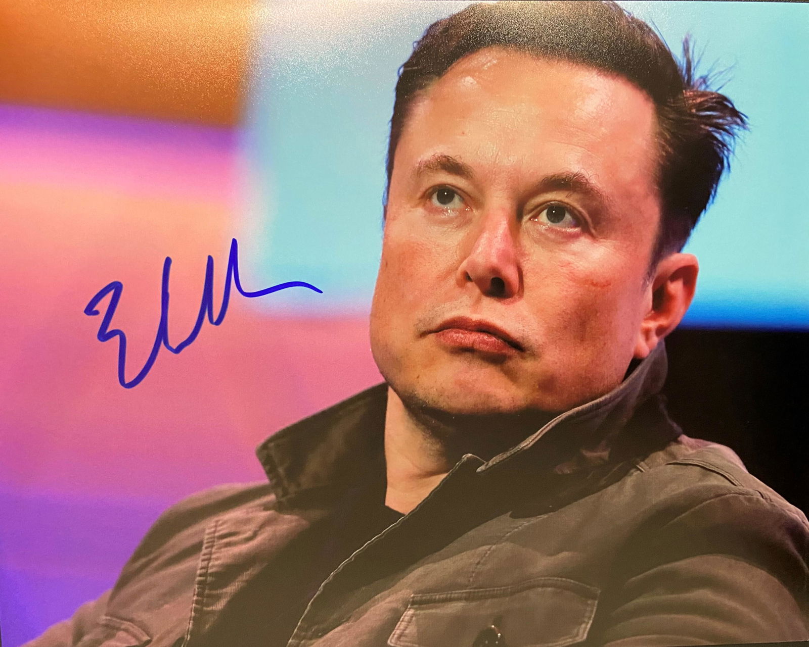 Elon Musk Autographed 8x10 (1 of 1)