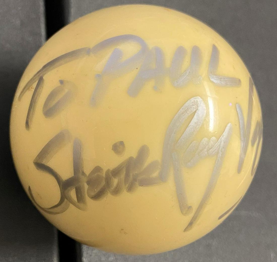 Stevie Ray Vaughan Signed Cue Ball (1 of 2)