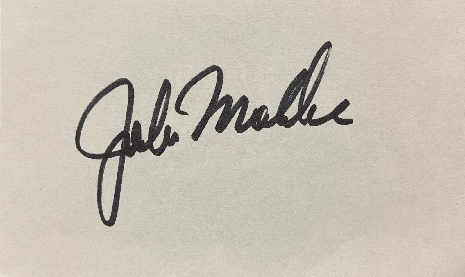 John Madden Cut Autograph (1 of 1)