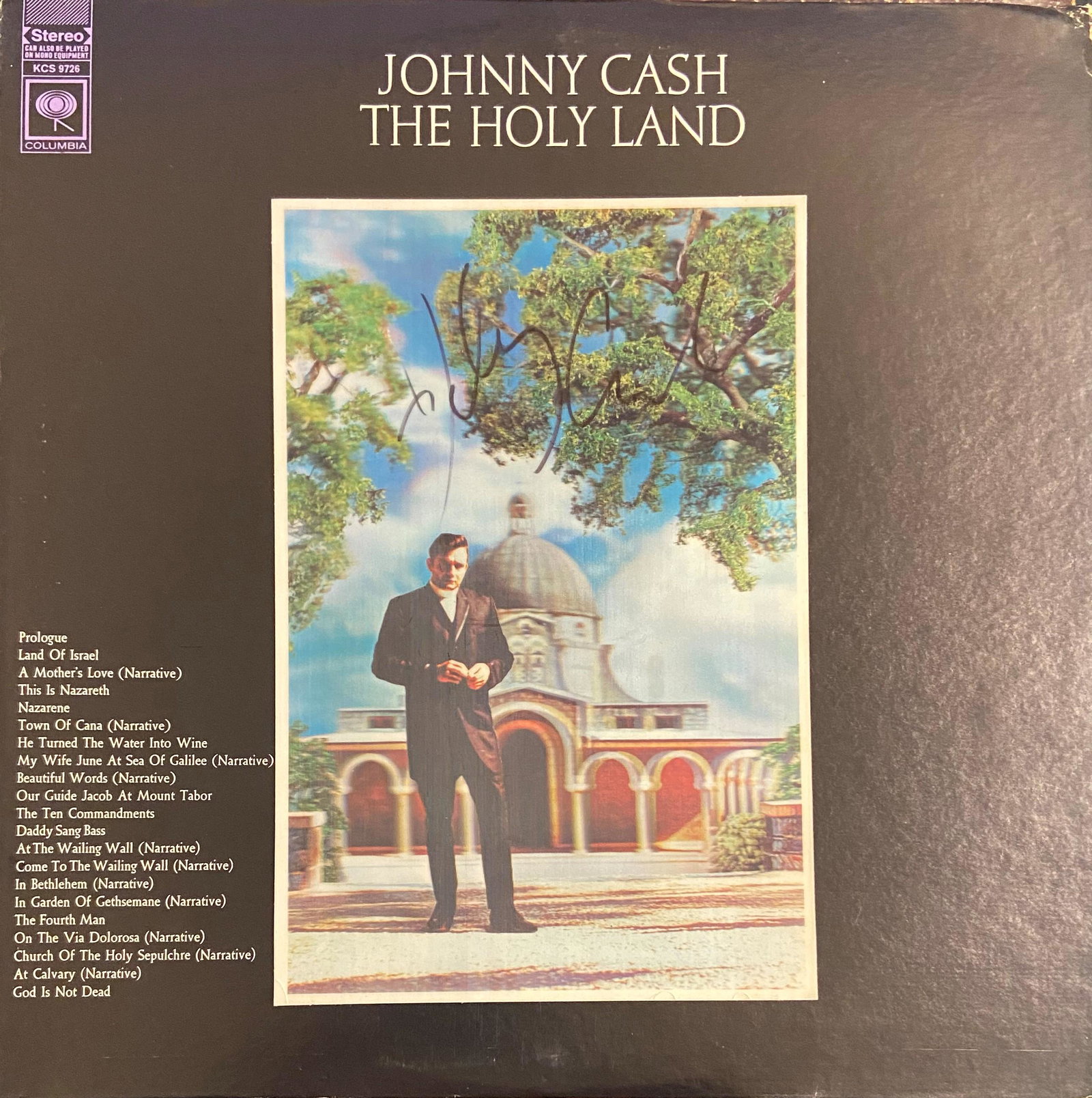 Johnny Cash Autographed Album Cover: Displays are assembled AFTER payment is received, picture is a mock up of finished product. Displays are not framed, and can be framed for a cost. Framed items will state they are framed in the name o