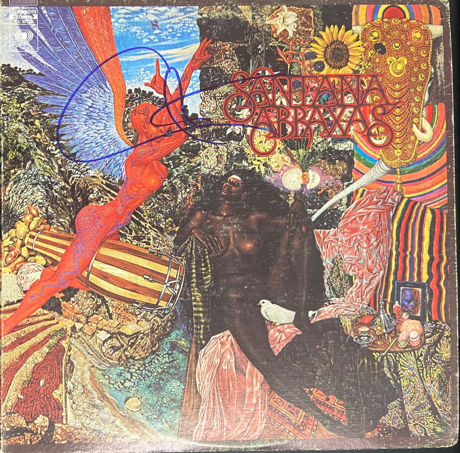 Carlos Santana  Autographed Album Cover (1 of 1)