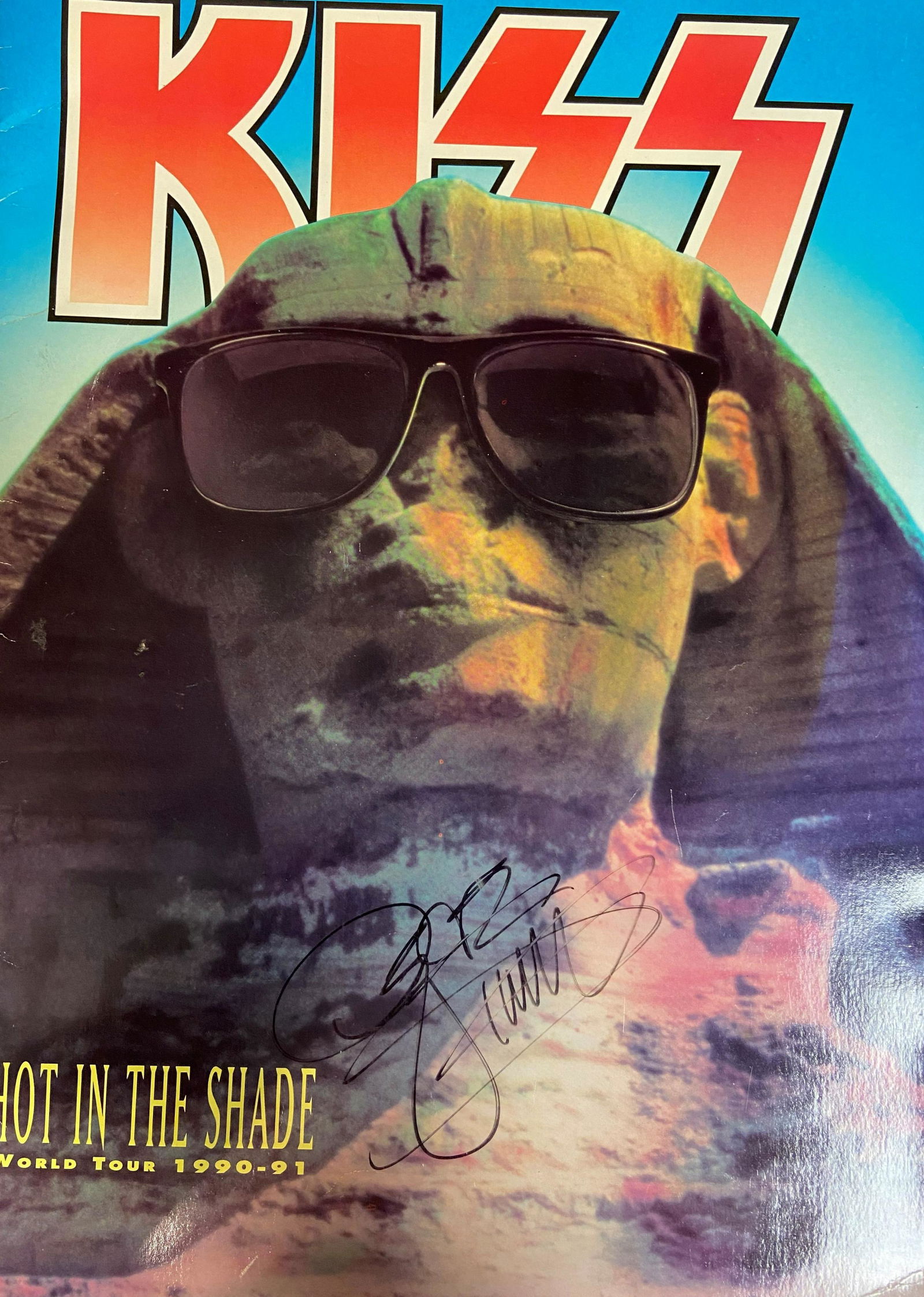 Gene Simmons Autographed Tour Booklet (1 of 1)