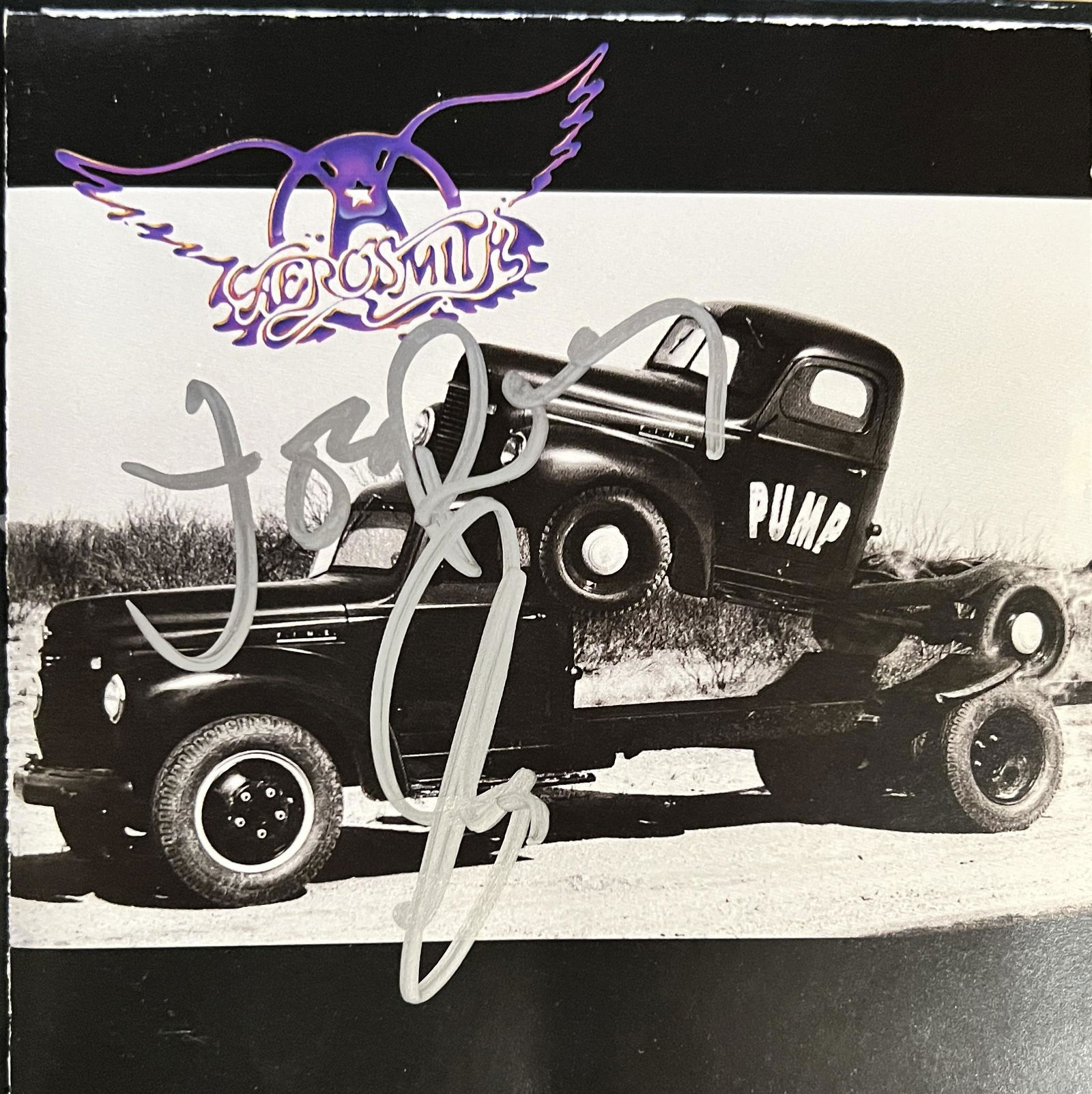 Aerosmith Autographed Cd Cover All 5! (1 of 1)