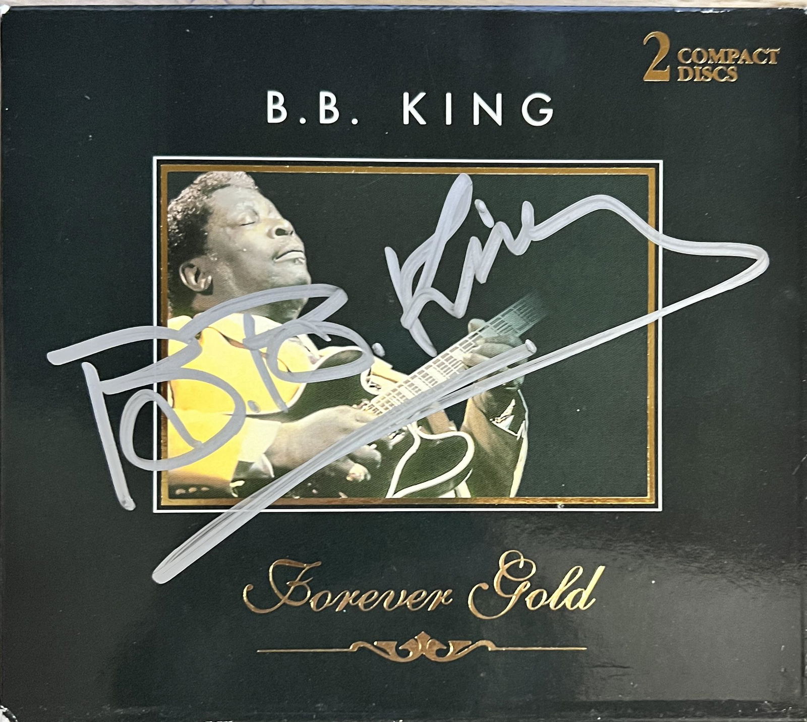 BB King Autographed Cd Cover (1 of 1)