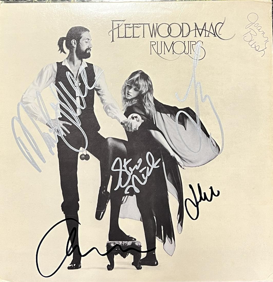 Fleetwood Mac Autographed ALBUM All 5!: Displays are not framed, and can be framed for a cost. Framed items will state they are framed in the name of the item. All signed items come with a COA. Ask any and all questions BEFORE bidding. Sign