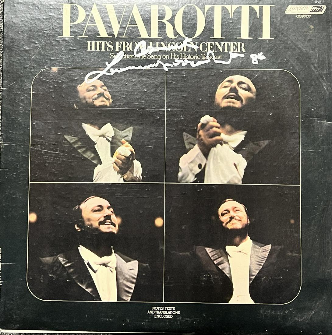 Luciano Pavarotti Autographed Album (1 of 1)