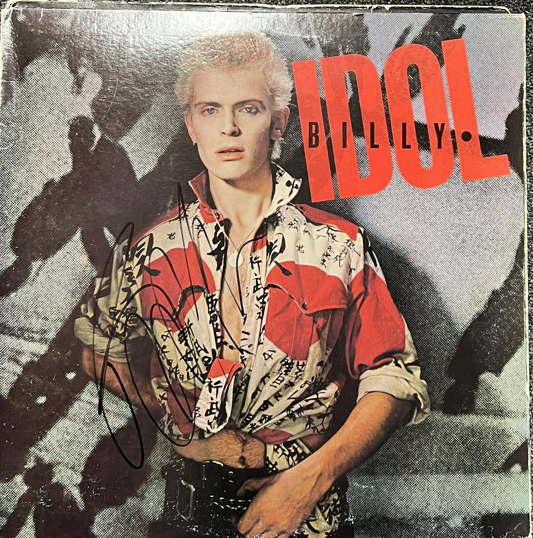 Billy Idol AUTOGRAPHED Album (1 of 1)
