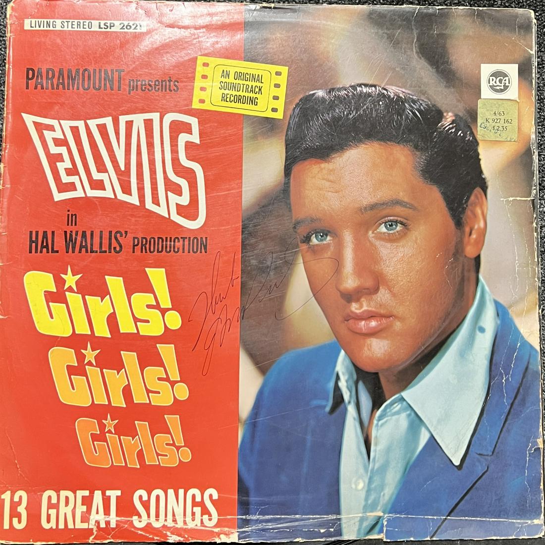 Elvis Presley AUTOGRAPHED Album (1 of 1)