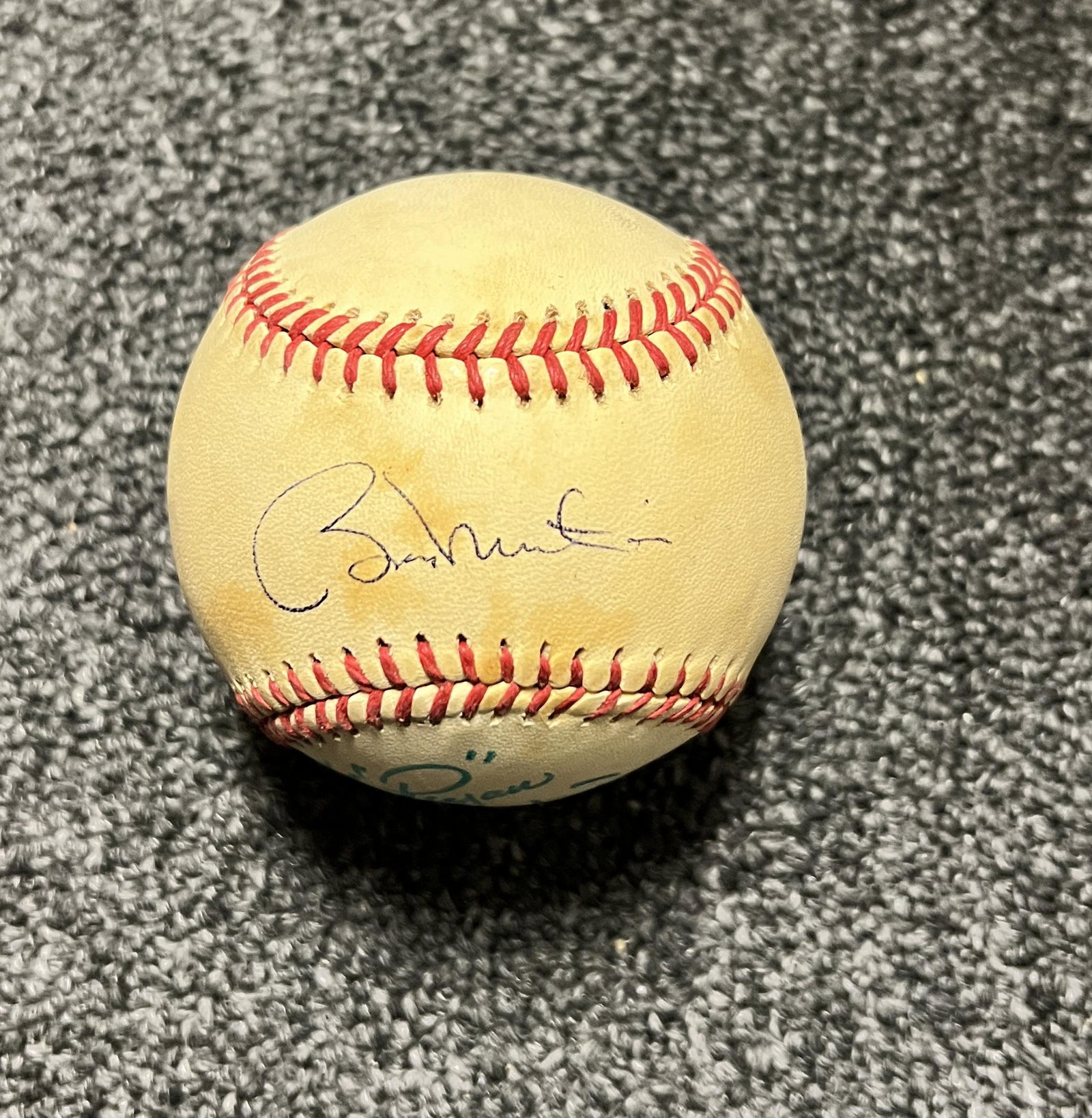 Billy Martin Autographed Baseball (1 of 1)