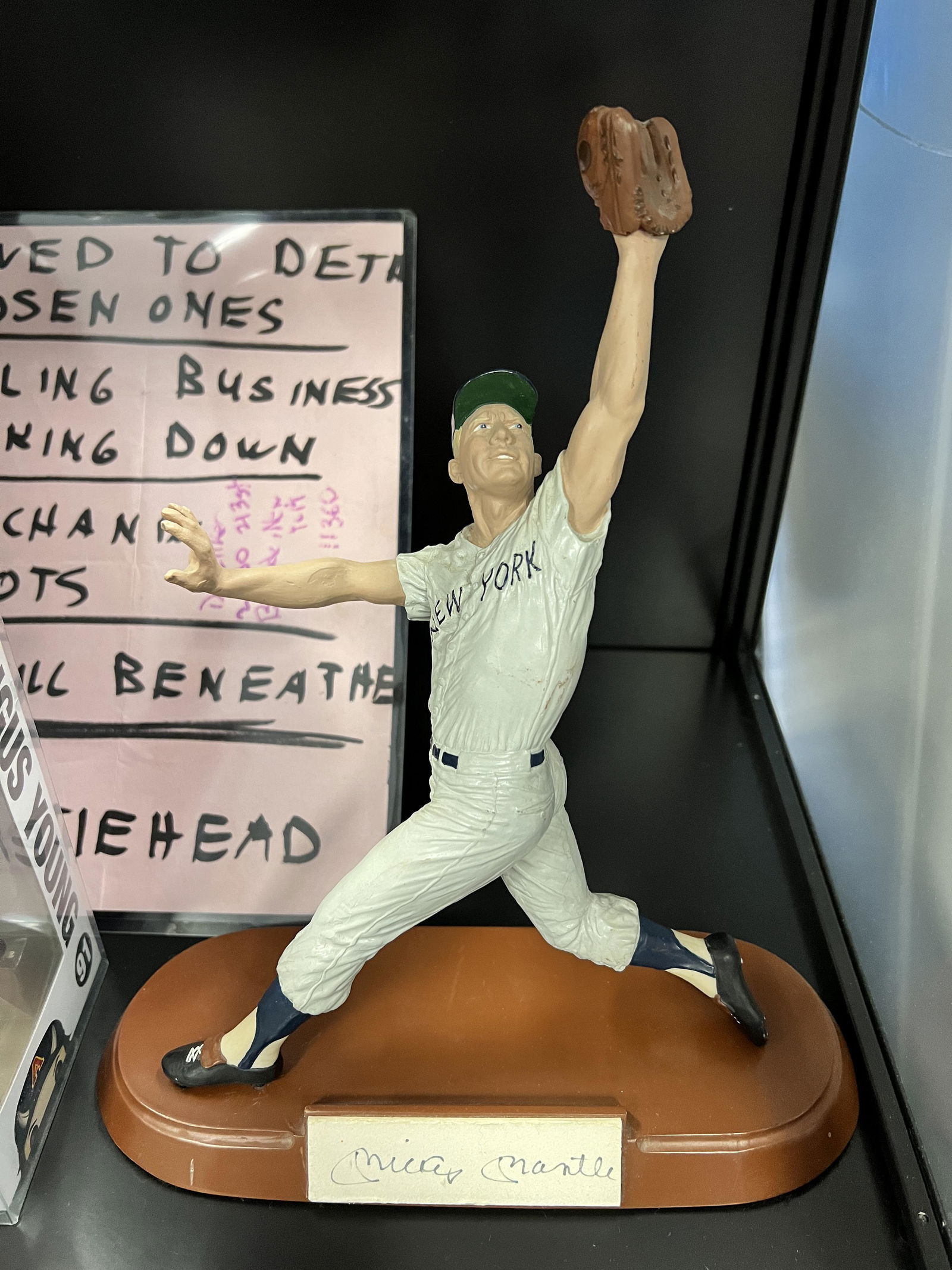 Mickey Mantle Autographed Statue (1 of 1)