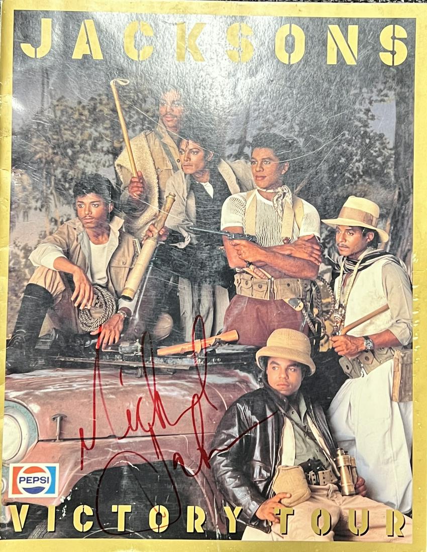 Michael Jackson Autographed Vintage Progam (1 of 1)