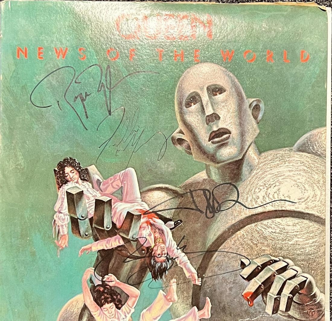 Queen AUTOGRAPHED Album All 4 Freddie (1 of 1)