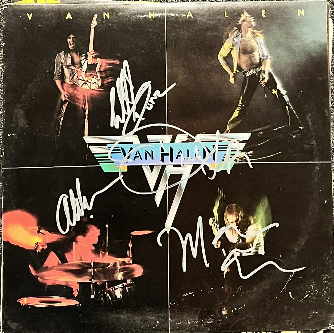 Van Halen Autographed Album All 4! (1 of 1)