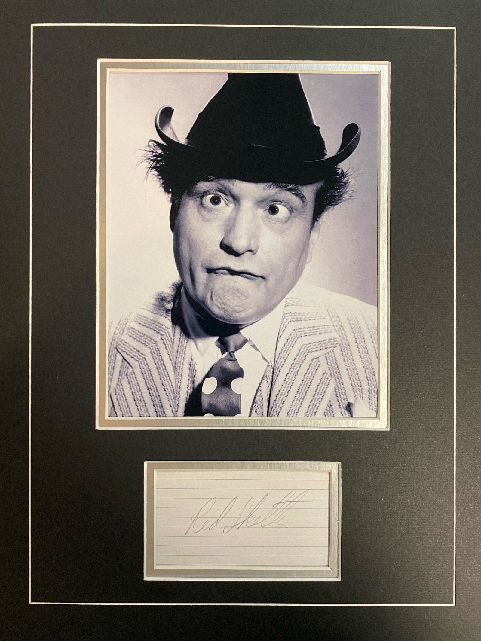 Red Skeleton Autographed Display (1 of 1)