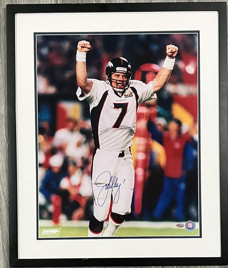 John Elway Autographed 16x20 Framed Photo (1 of 1)