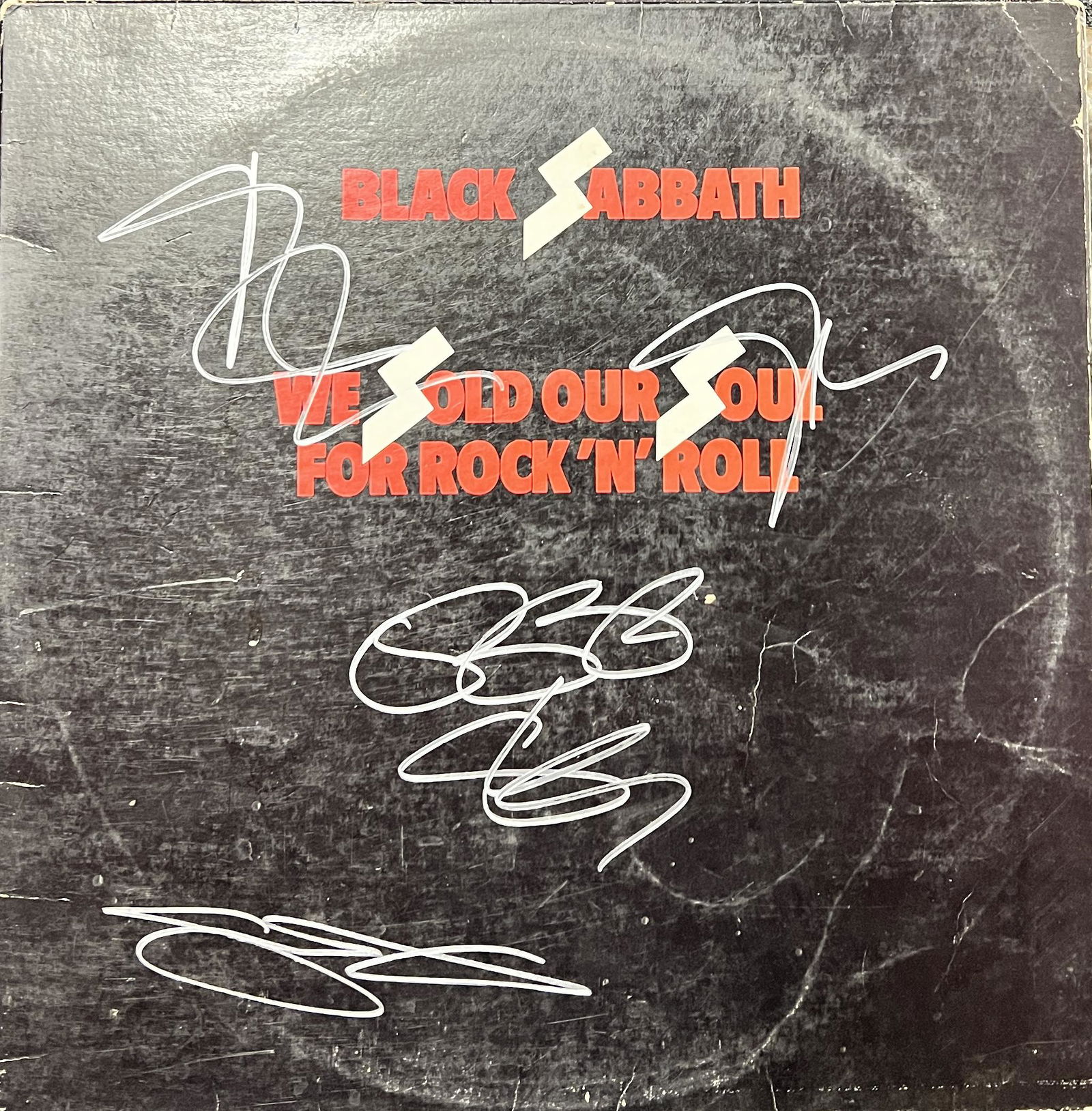Black Sabbath Autographed Album All 4! (1 of 1)