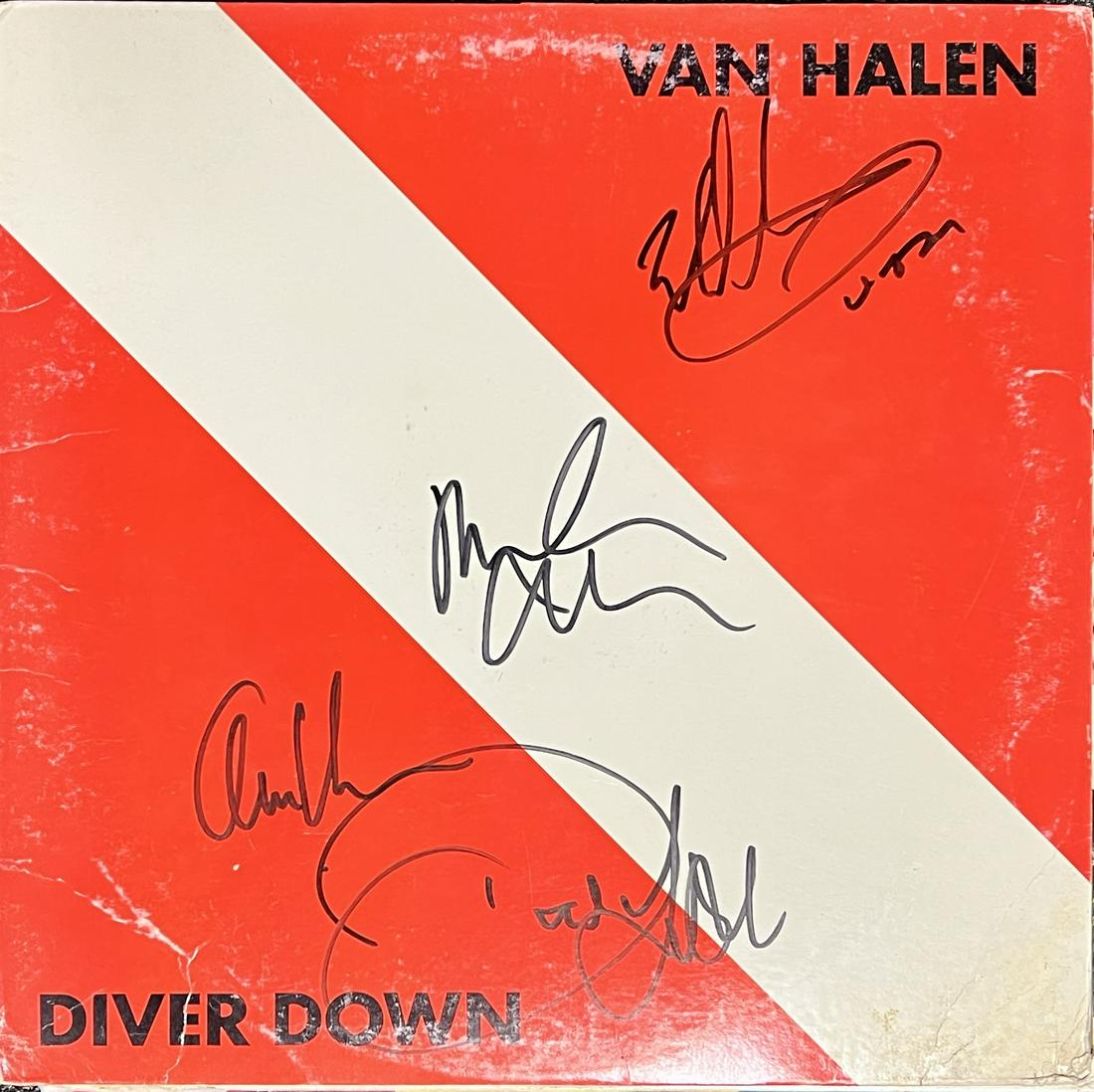 Van Halen Autographed Album All 4: Displays are not framed, and can be framed for a cost. Framed items will state they are framed in the name of the item. All signed items come with a COA. Ask any and all questions BEFORE bidding. Sign