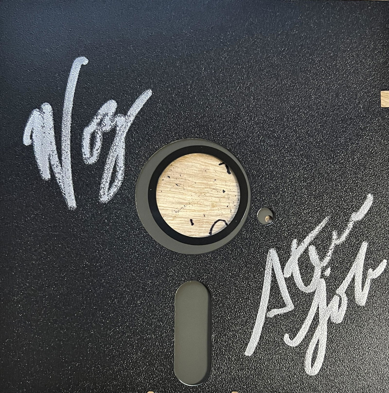 Woz & Steve Jobs AUTOGRAPHED Floppy Disk (1 of 1)
