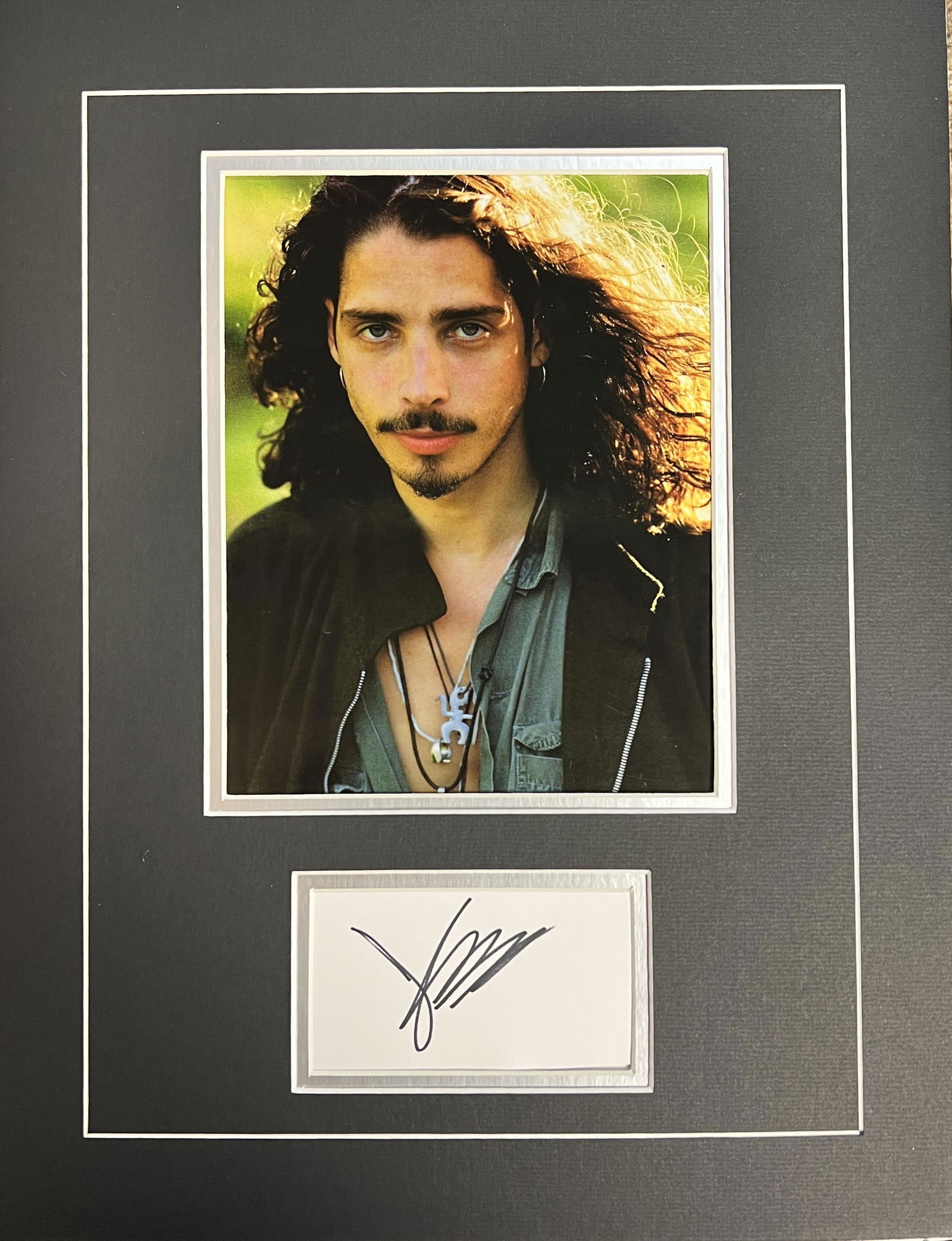 Chris Cornell Autographed Display (1 of 1)