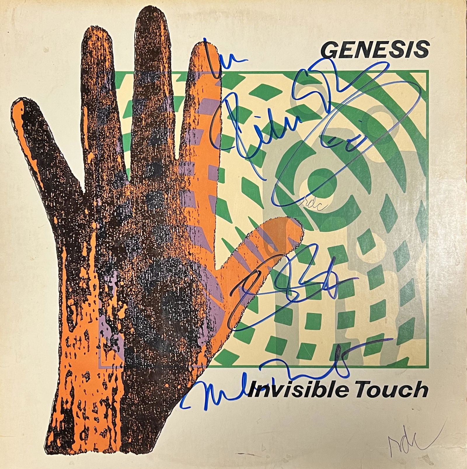 Genesis Autographed Album All 3 Tony Mike Phil (1 of 1)