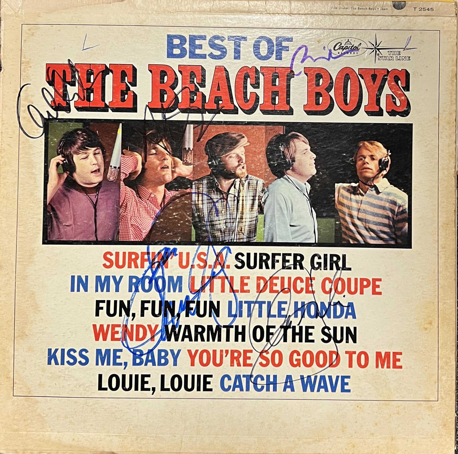 The Beach Boys Autographed Album AL MIKE DENNIS CARL BRIAN: Displays are not framed, and can be framed for a cost. Framed items will state they are framed in the name of the item. All signed items come with a COA. Ask any and all questions BEFORE bidding. Sign