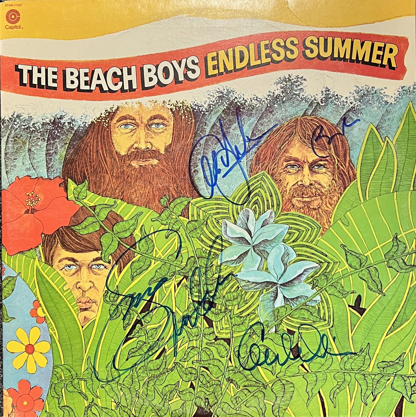 The Beach Boys Autographed Album AL MIKE CARL BRIAN: Displays are not framed, and can be framed for a cost. Framed items will state they are framed in the name of the item. All signed items come with a COA. Ask any and all questions BEFORE bidding. Sign