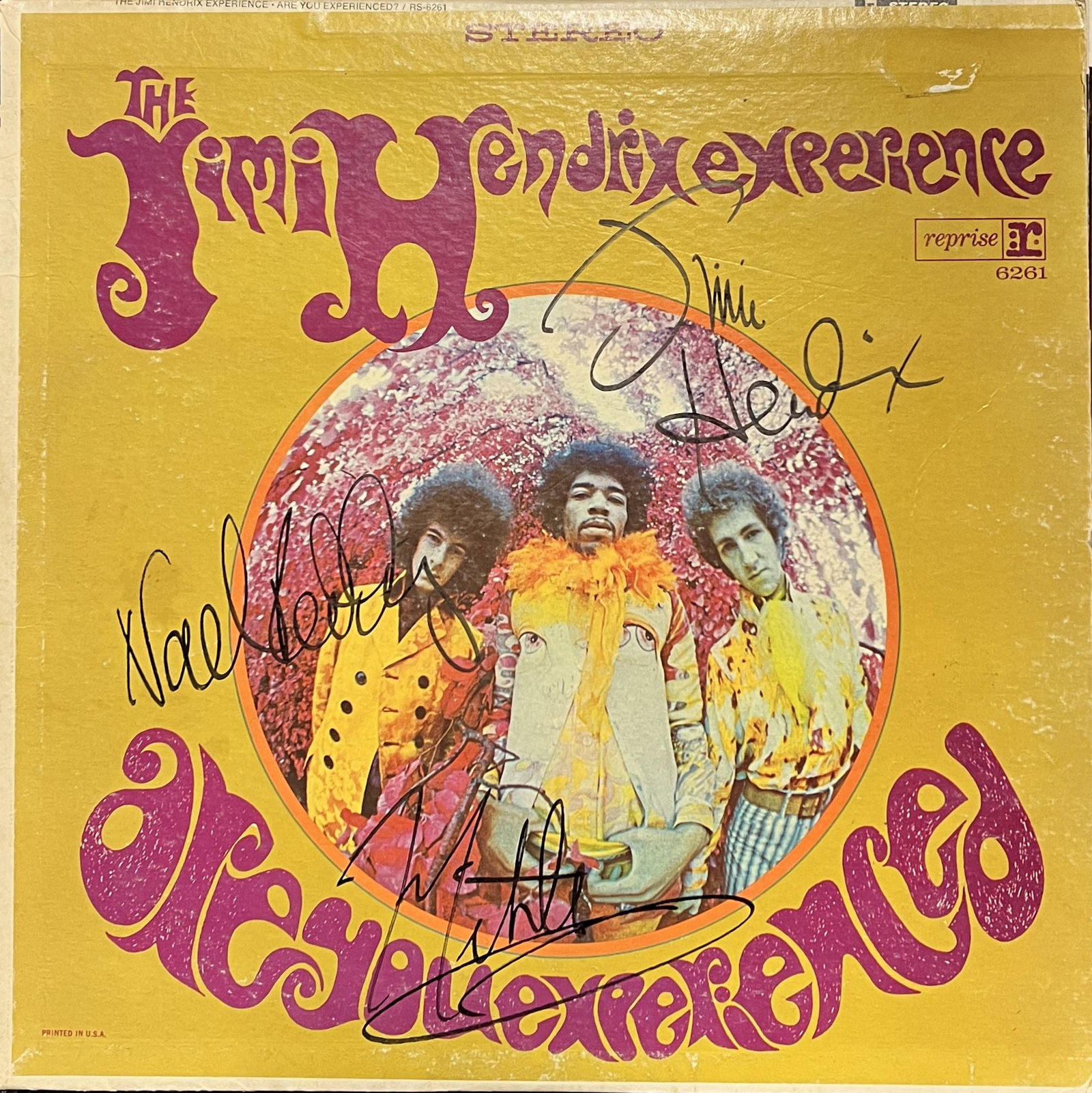 Jimi Hendrix EXP Autographed Album JIMI MITCH NOEL (1 of 1)