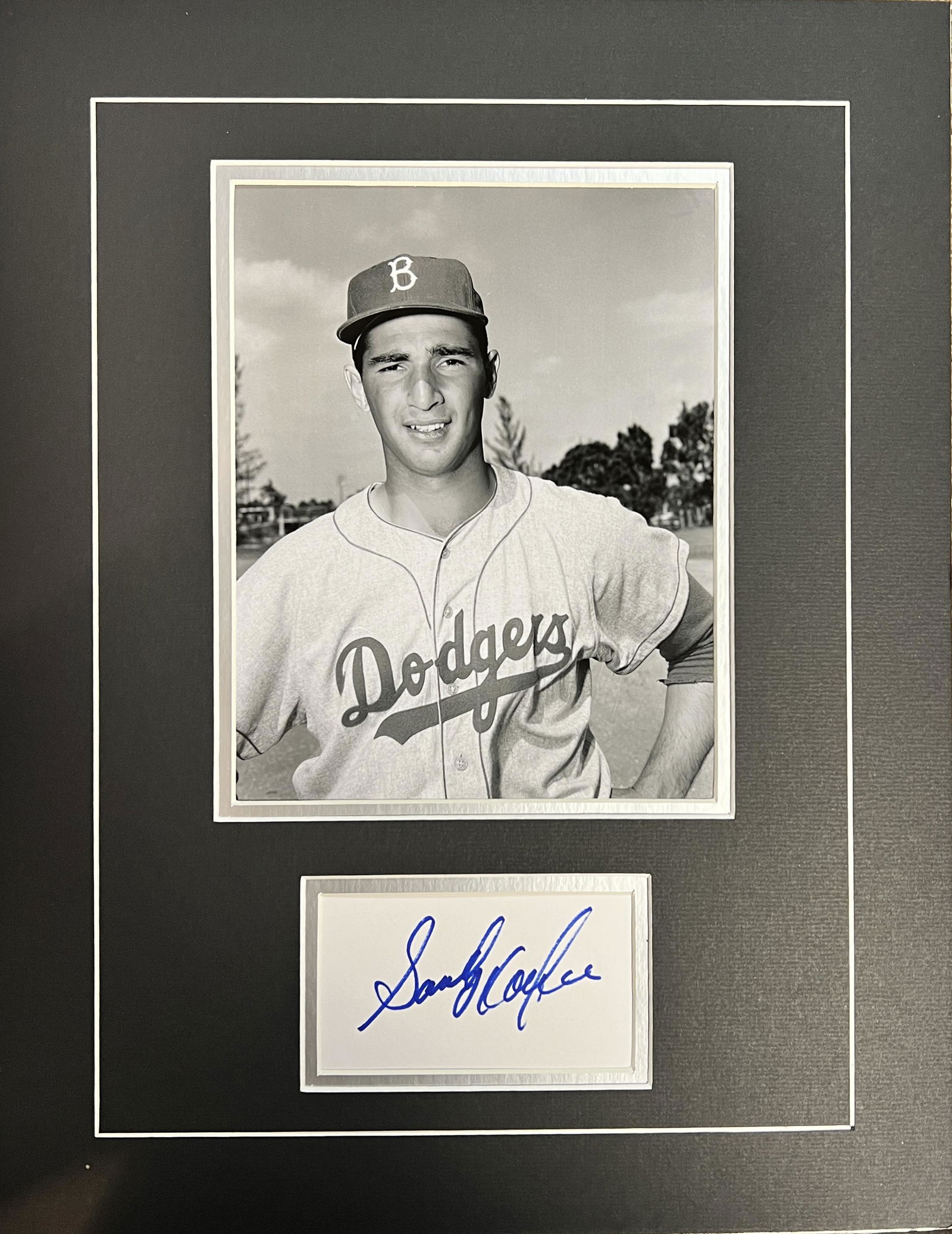 Sandy Koufax Autographed Display (1 of 1)
